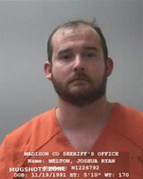 JOSHUA RYAN MELTON 07 20 2022 Madison County Mugshots Zone