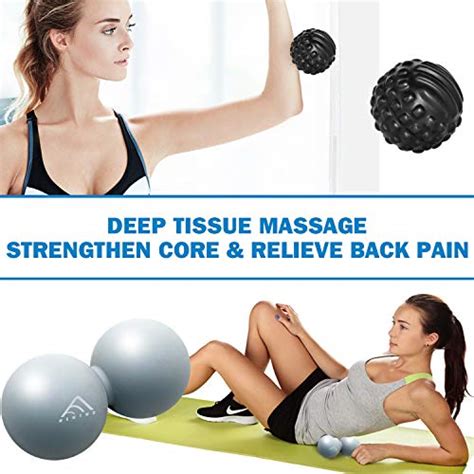 Massage Ball Kit For Myofascial Trigger Point Release 5 In1 Premium