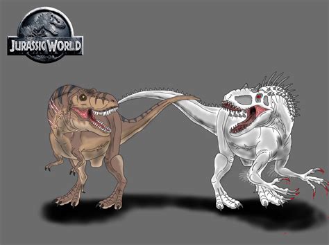 Jurassic World T Rex Vs I Rex By Trefrex On Deviantart Jurassic