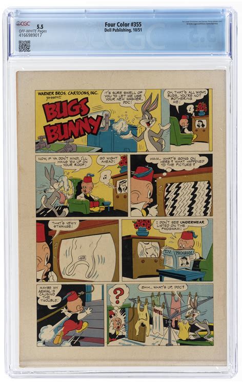 Hake S Four Color October Cgc Fine Bugs Bunny