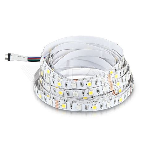 SKU 2159 V Tac Striscia LED SMD5050 60 LEDs RGB Bianco Freddo IP20