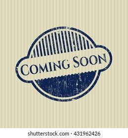 Coming Soon Rubber Stamp Grunge Texture Stock Vector Royalty Free