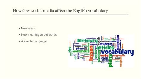 How Social Media Affects Our English Vocabulary