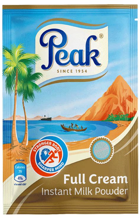 Peak Full Cream Instant Milk Powder Sachet Peakmilk