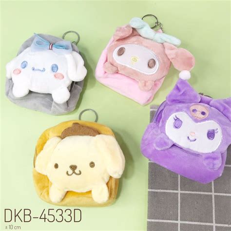 Jual Dompet Koin Sanrio Dompet Koin Besar Kuromi Melody Pompurin