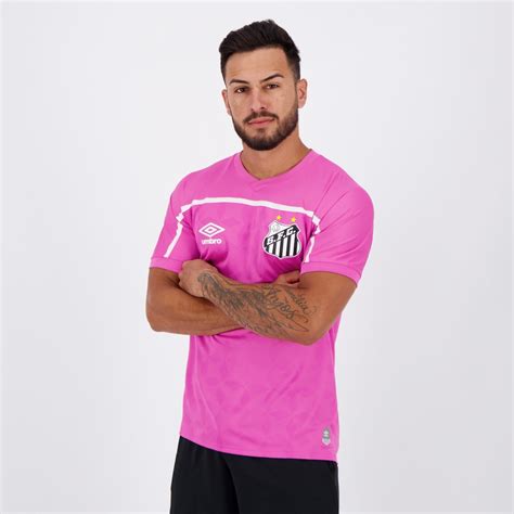 Camisa Umbro Santos Outubro Rosa Futfanatics