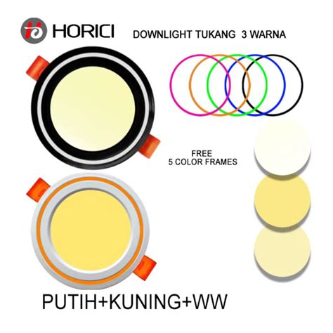 Jual MODEL BARU MEREK HORICI ASLI FULL TERANG 5W 7W LAMPU DOWNLIGHT LED