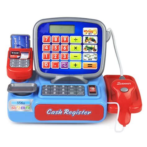 Lebensmittel Spielzeug Kinder Simulation Supermarkt Cash Register Scan