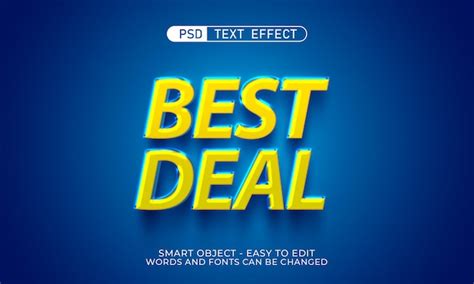 Premium Psd Editable Text Effect Best Deal 3d Style