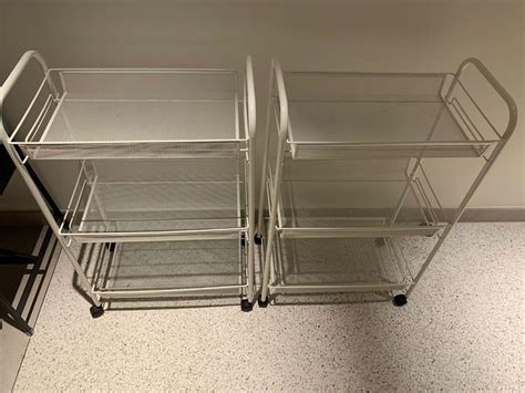 Ikea Hornavan Trolley Furniture Home Living Furniture Shelves