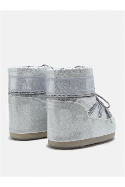 Moon Boot Icon Low Glitter 14094400 Sil Colore SILVER Taglia 35 38