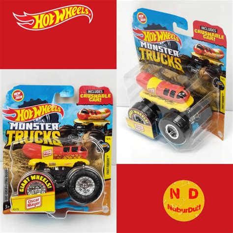 Jual Hot Wheels Monster Trucks Lot L Original Mattel Hotwheels Oscar Mayer Shopee Indonesia