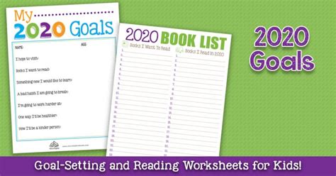 Goal Setting And Reading Worksheets For Kids Silver Dolphin Books