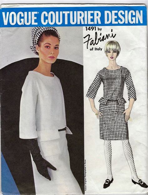 Uncut Fabiani Of Italy Vogue Couturier Design Pattern Glam Slim