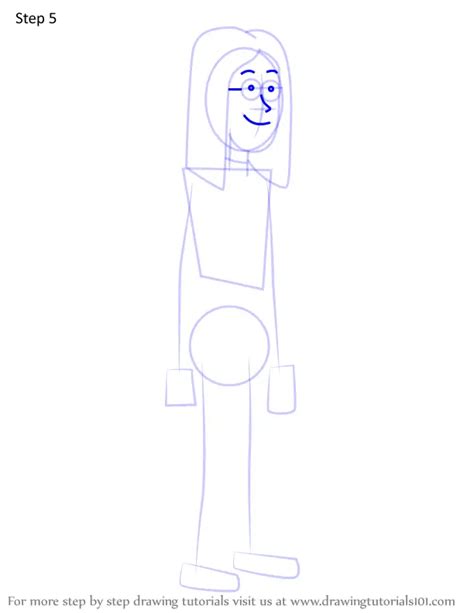 How To Draw Pam From Regular Show Regular Show Step By Step