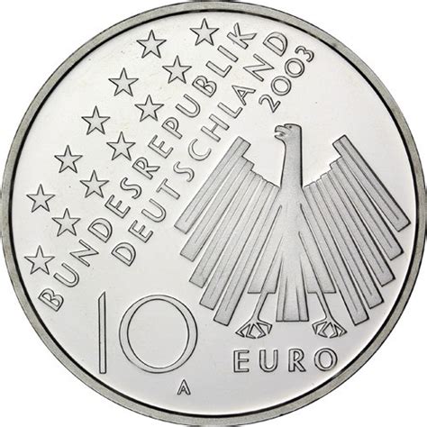 Deutschland 10 Euro 2003 PP Volksaufstand 17 Juni 1953