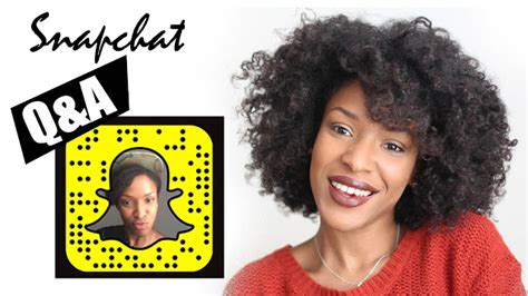 Snapchat Q R Spécial Cheveux Retour au naturel Beautiful Naturelle