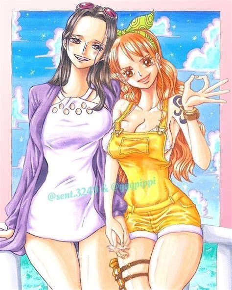 Aesthetic Robin Nami One Piece Fanart Anime Wp List Imagesee