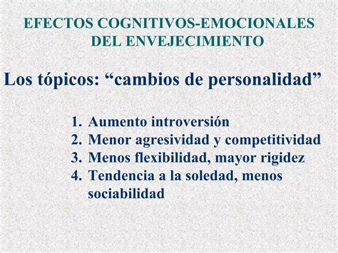 El Envejecimiento Cerebral Ppt