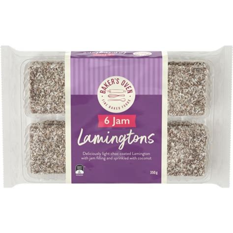 Buy LAMINGTONS JAM FROZEN 350GM 6PK Online Australia MFD Food