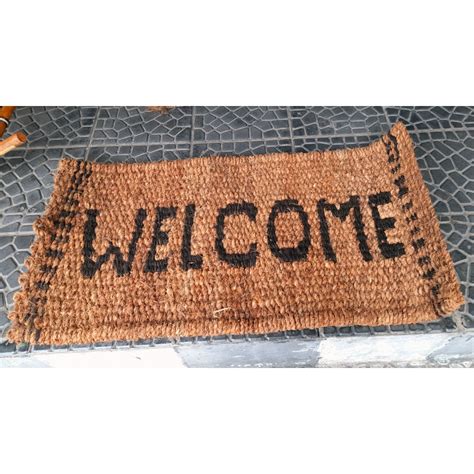 Jual Keset Lantai Depan Rumah Kesed Sabut Kelapa Welcome Shopee