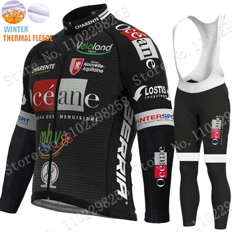 Fran A Campe O Manga Longa Ciclismo Jersey Set Para Homens Roupas De