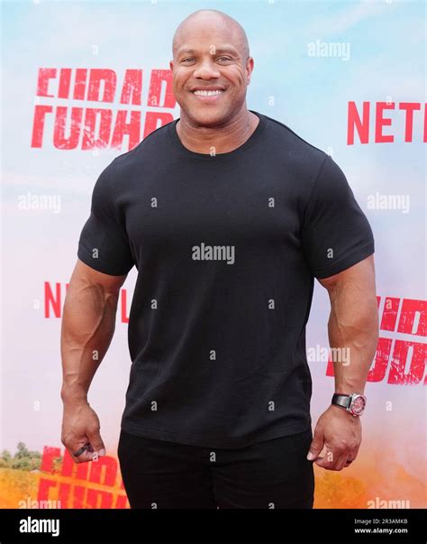 Phil Heath Arrives At The Netflixs Fubar Los Angeles Premiere Held At