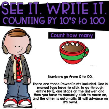 Counting by 10's to 100 by Keri Brown | TPT