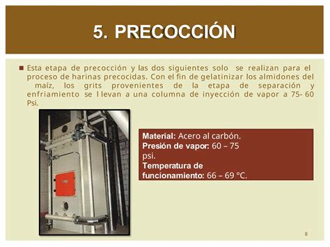 Diagrama De Procesos Para La Fabricacionde Harina Precocida Pptx