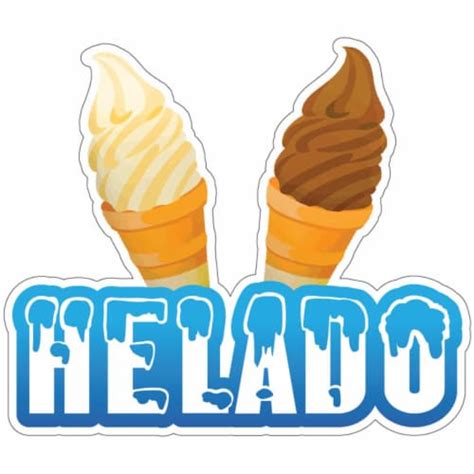 Signmission D Dc 8 Helado19 8 In Decal Concession Stand Food Truck