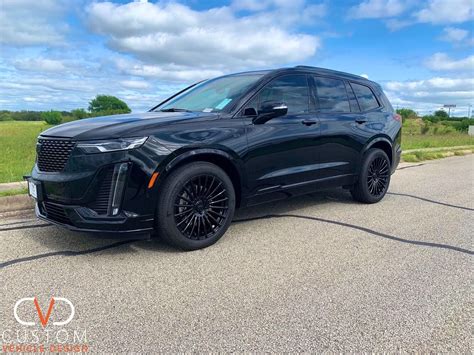 2020 Cadillac Xt6 With Full Blackout Package And 20” Vogue Vt387 Wheels