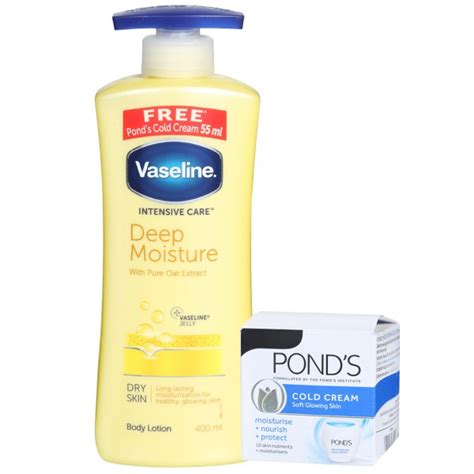 Buy Vaseline Intensive Care Deep Moisture Body Lotion Free Ponds Cold