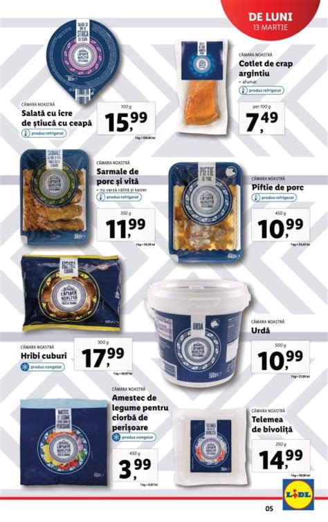 Oferte Lidl Camara Noastra De Luni Martie Reduceri Online