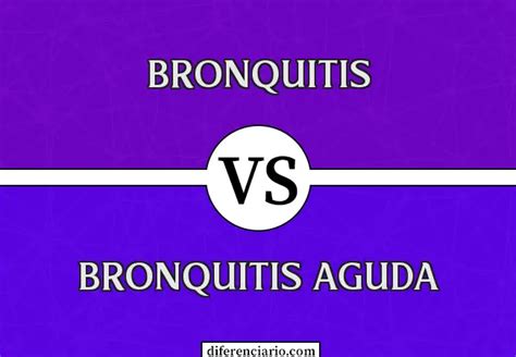 Diferencia Entre Bronquitis Y Bronquitis Aguda Biologг A Nbkomputer