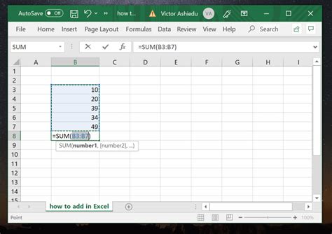 50 Excel Addition Formula For Column Image Formulas 38097 Hot Sex Picture