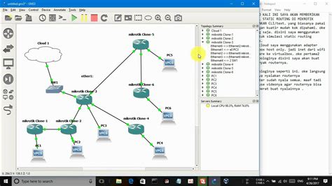 Full Explain Tutorial Static Routing Mikrotik In Gns3 YouTube