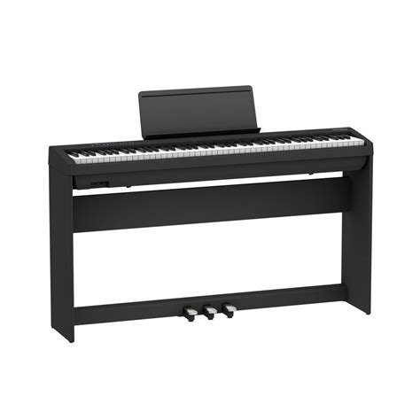 Roland Fp 30x Digital Piano With Wood Frame Stand And Pedals Black At Gear4music