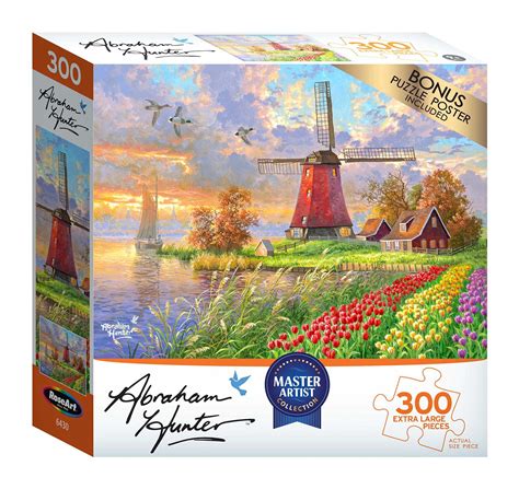 Tulip Farm 300 Pieces RoseArt Puzzle Warehouse