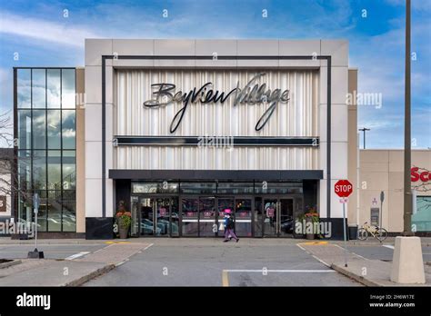 Entrance To The Bayview Village Shopping Mall In The Intersection Area