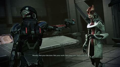 Kill Mordin Mass Effect 3 Renegade Femshep Youtube