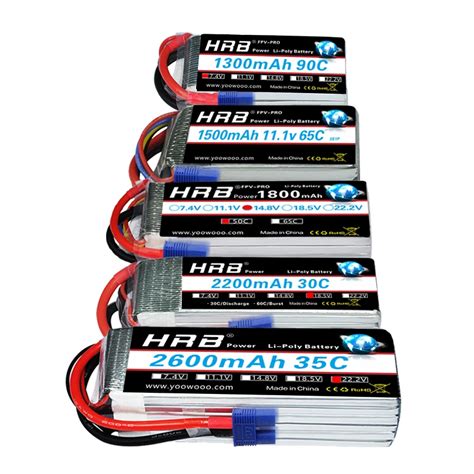 1PCS HRB 3S 11 1V RC Lipo Battery 1300mah 1500mah 2200mah 4000mah