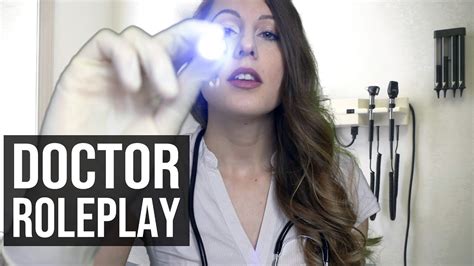 Asmr Relaxing Roleplay Doctor Check Up Eye Exam Latex Gloves Sounds