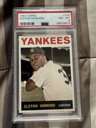 Baseball Cards Elston Howard In A Psa Well Centered Beauty Ebay