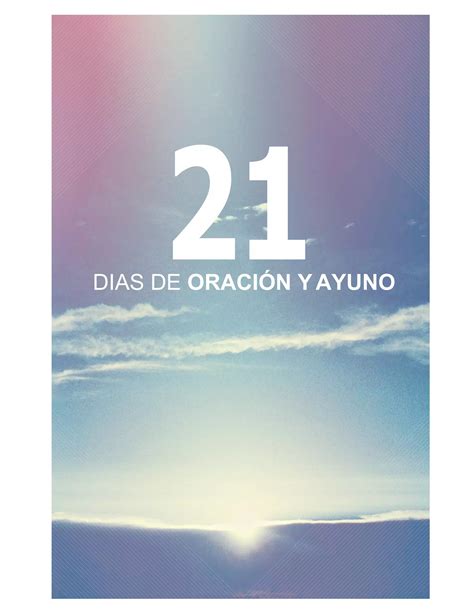 21 Dias De Ayuno Y Oracion 0 Pdf