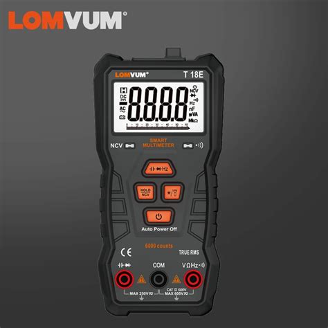 Lomvum Intelligent Multimeter Count Digital High Precision