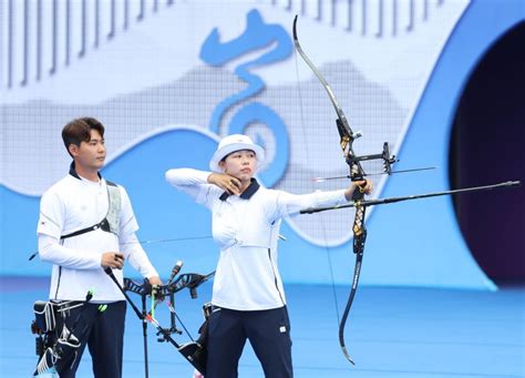 이우석·임시현 양궁 리커브 혼성전 결승행銀 확보 파이낸셜뉴스