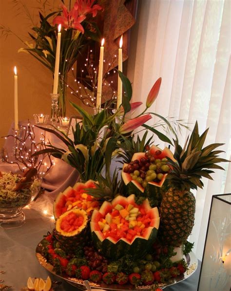 fruit displays for parties | Fruit displays, Fruit decorations, Fruit ...