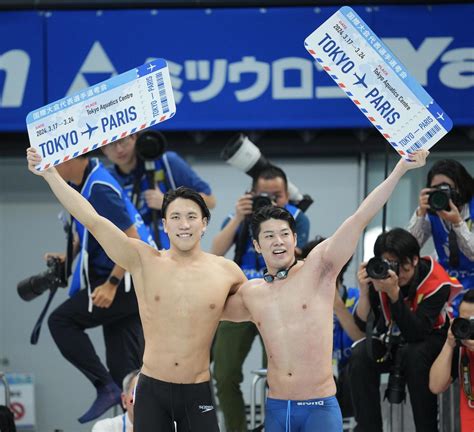 【競泳】松元克央「夏へとことん練習」水沼尚輝「自分のことを疑わず」男子100mバタパリ切符 水泳写真ニュース 日刊スポーツ