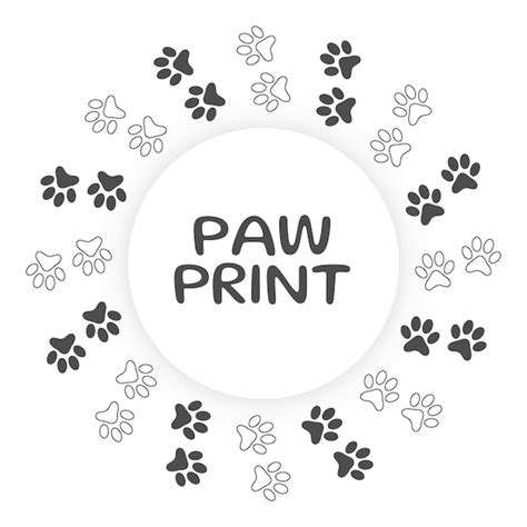 Cat Paw Print Clip Art Free - Infoupdate.org