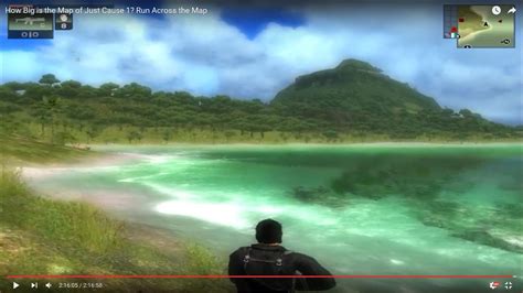 How Big Is The Map In Just Cause 1 Run Across The Map Youtube